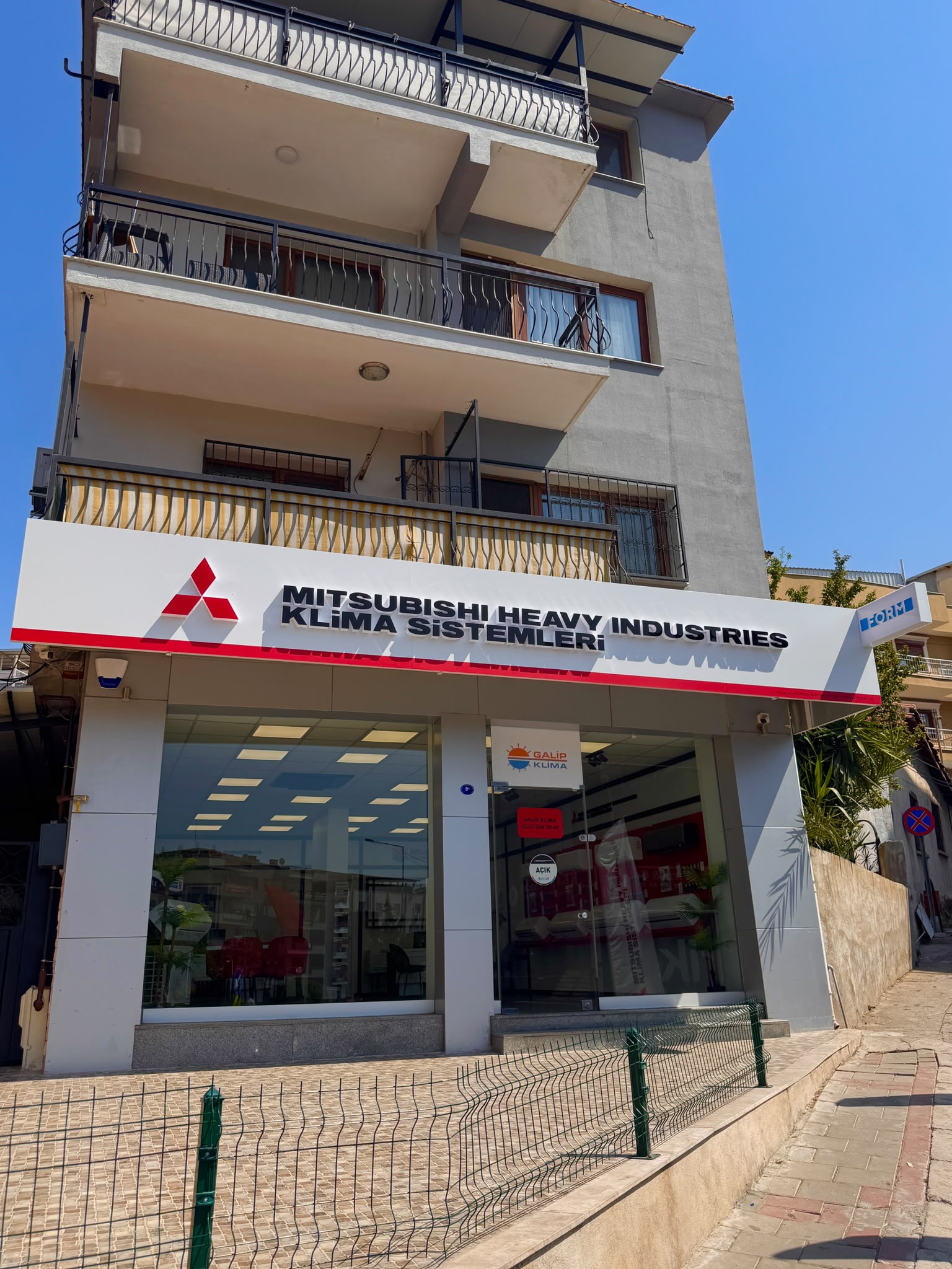 Galip Klima Mitsubishi Heavy Industries mağaza cephesi – Çiğli İzmir